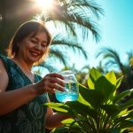 Si possono annaffiare le piante con acqua di mare